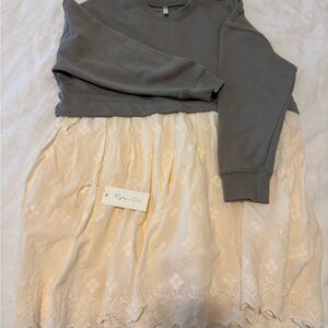 Rylee + Cru sweatshirt dress laurel